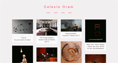 Desktop Screenshot of celesteoram.com